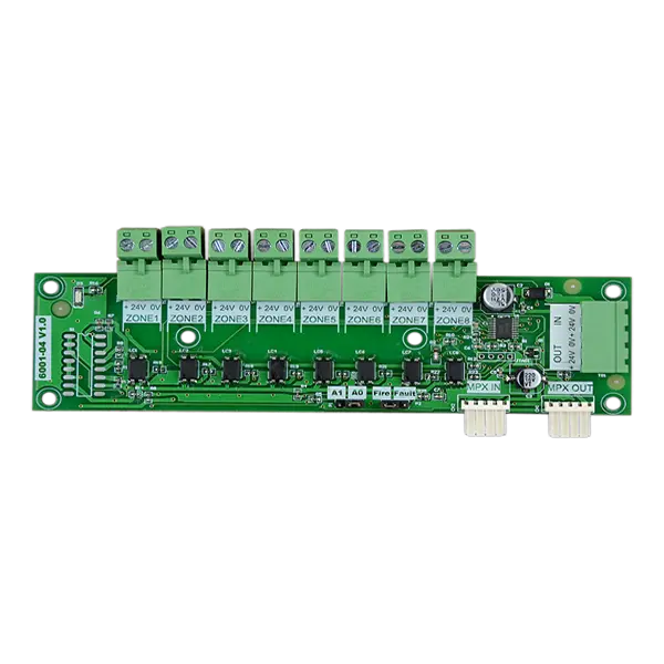 [6001-04] Tarjeta de visualización LED remota, 8 indicadores