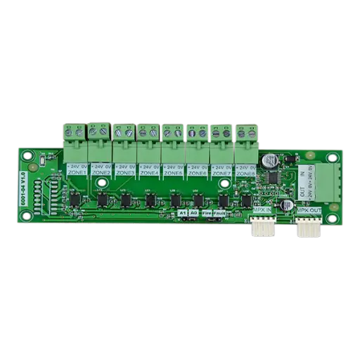 [6001-04] Tarjeta de visualización LED remota, 8 indicadores